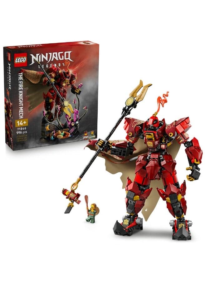 Ninjago The Fire Knight Mech Toy Building Set 71846 (Age 14+, 996 Pieces)