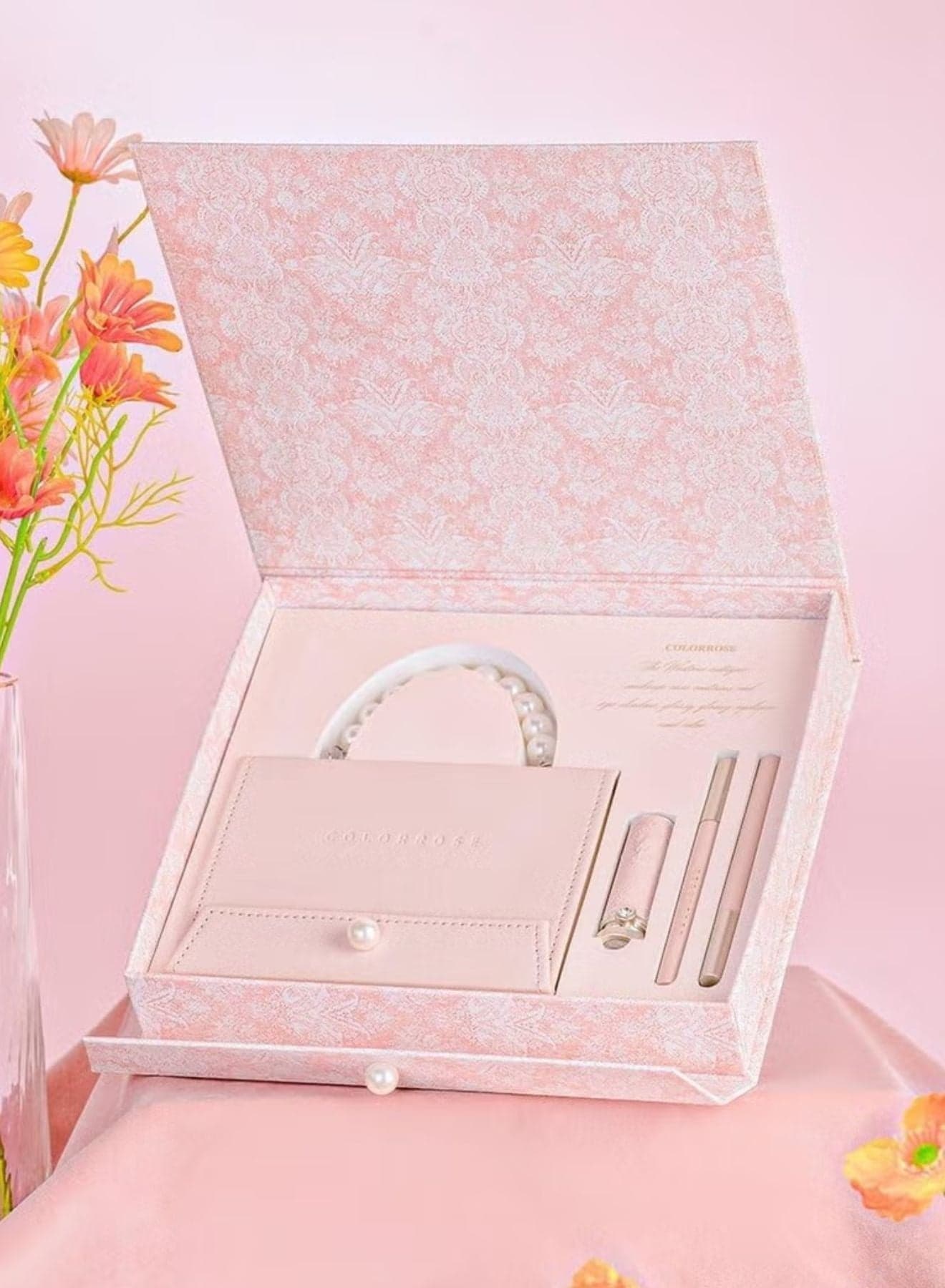 Limited Edition Makeup Gift Set - Eyeshadow, Blush, Highlighter, Lipstick - All-in-One Beauty Kit