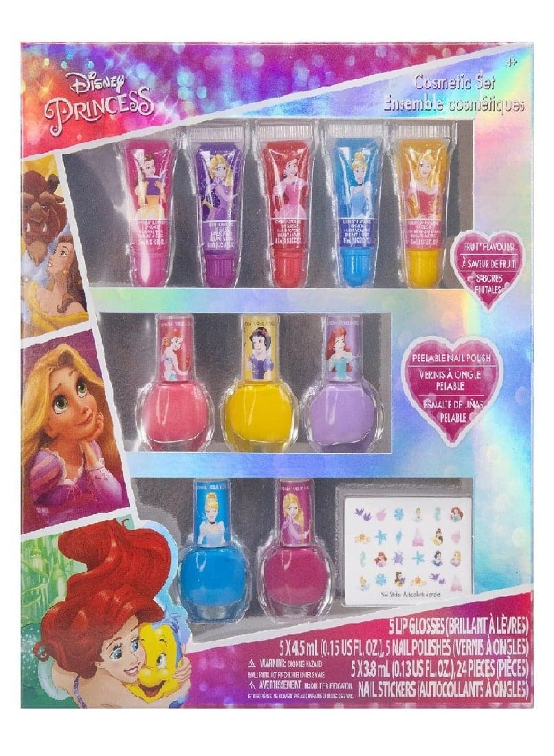 Disney Princess Sparkly Cosmetic Makeup 11Pcs Set DP2811GA