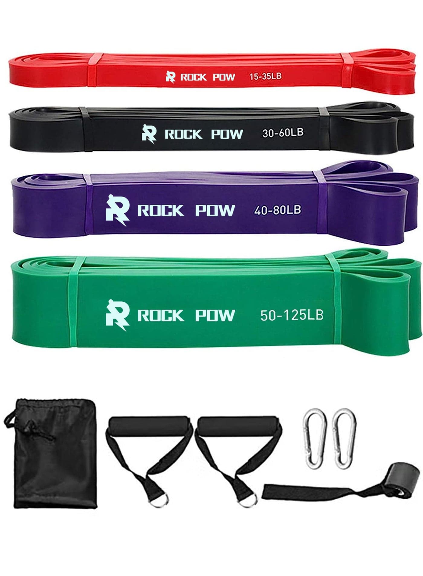 Resistance Bands Set 10Pcs Exercise Bands Workout Bands Elastic Bands for Exercise Pull Up Assistance Bands Fitness Bands Assist Set for Body Training Strength Weighted Gyms