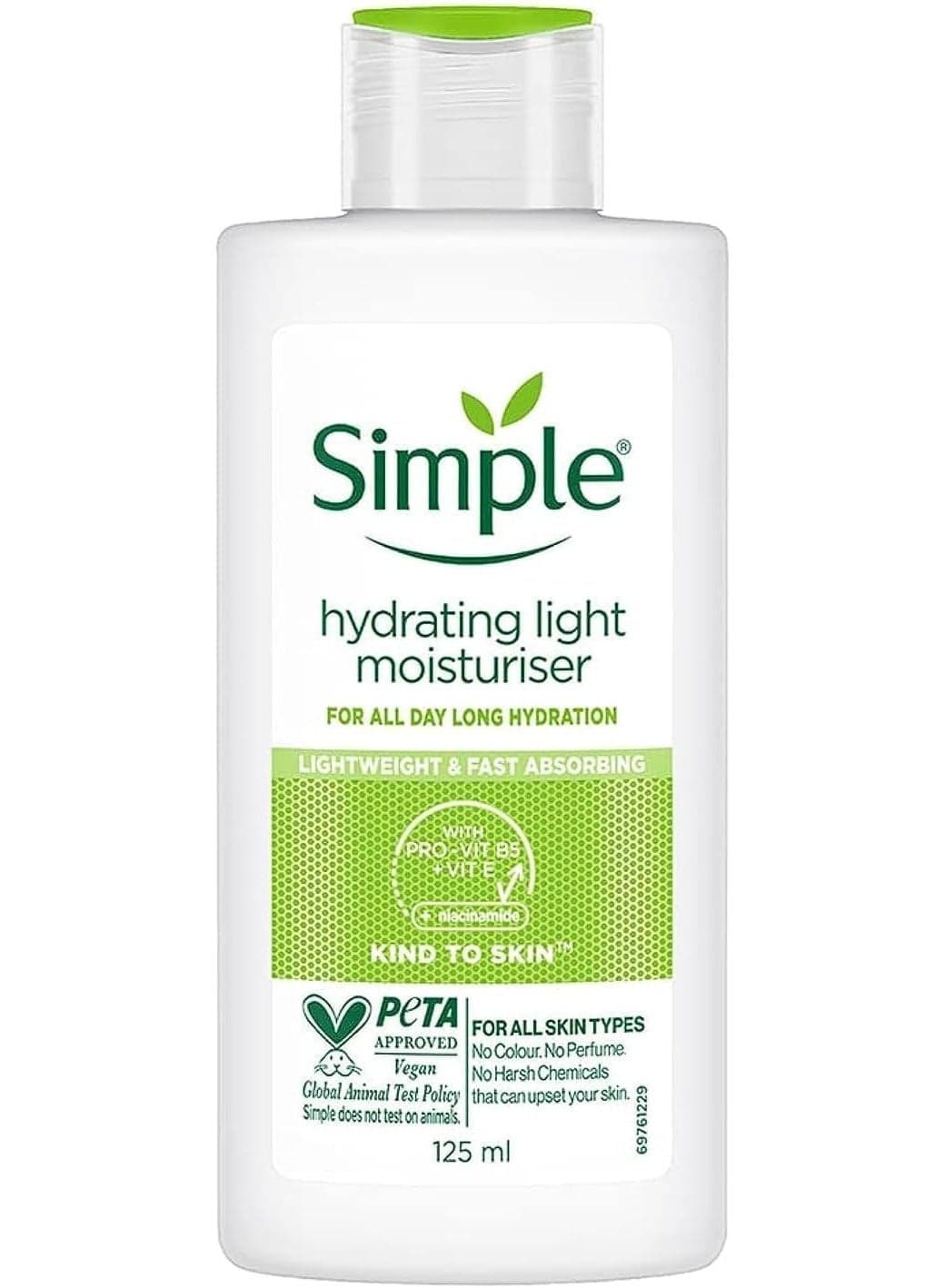 Simple Hydrating Light Daily Face Moisturizer, 125Ml