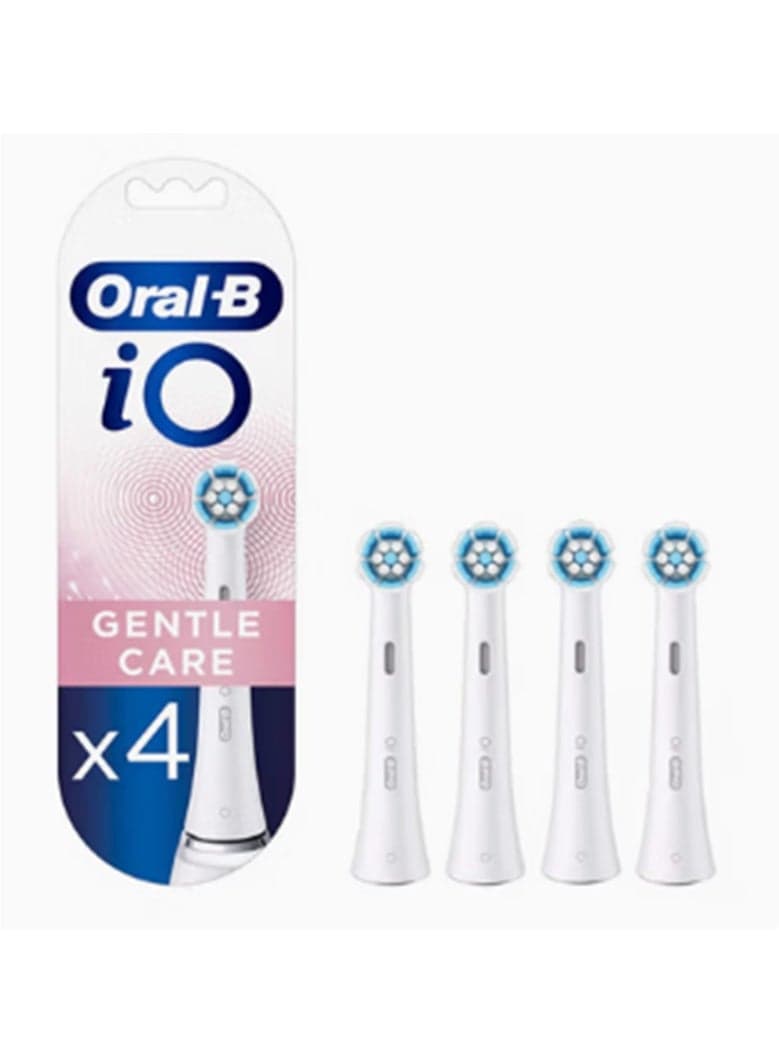 iO Ultimate Clean Replacement Brush Heads Refill for Electric Rechargeable, 4 Count