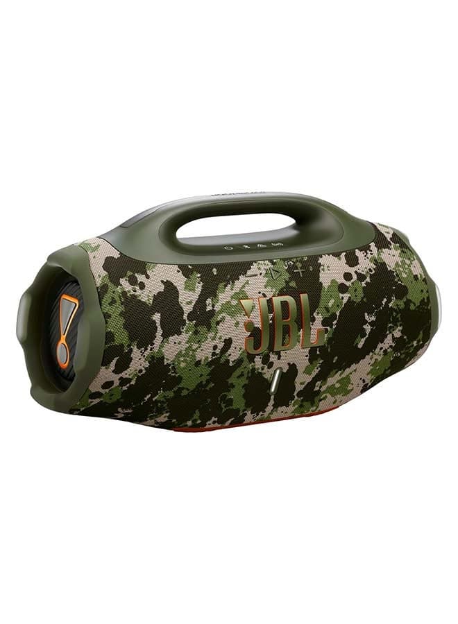 Boombox 4 – Most Powerful Portable Waterproof Speaker with Massive JBL Pro Sound, AI Sound Boost, Up to 34 Hours Playtime, IP68 Waterproof & Dustproof, Auracast™ Multi-Speaker Connection, Squad