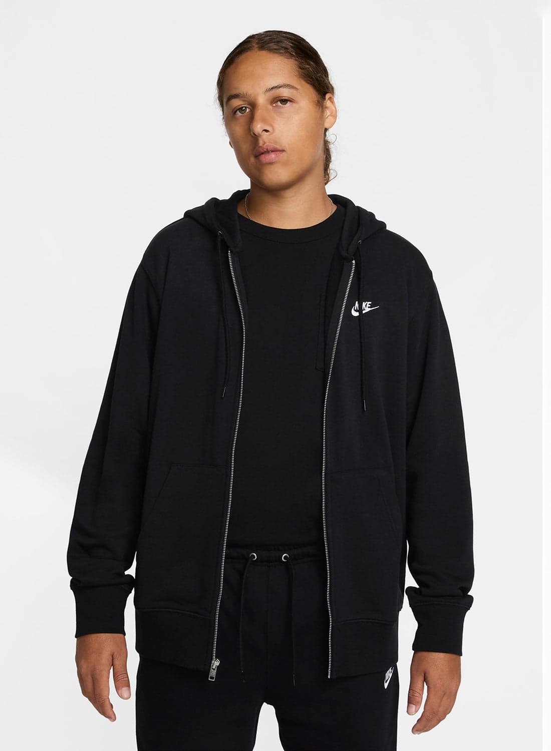 M NK CLUB FT FZ HOODIE
