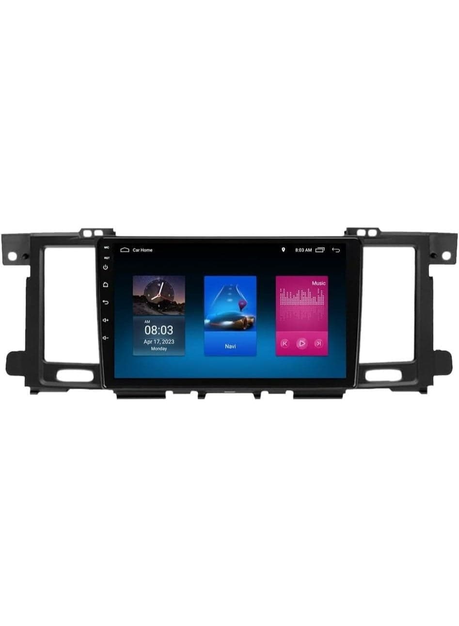 Android Car Stereo for Nissan Patrol 6 VI Y62 2010-2020 1GB RAM 32GB ROM M-Link Wi-Fi BT, Radio GPS, 9 Inch IPS Touch Screen with AHD Camera Included