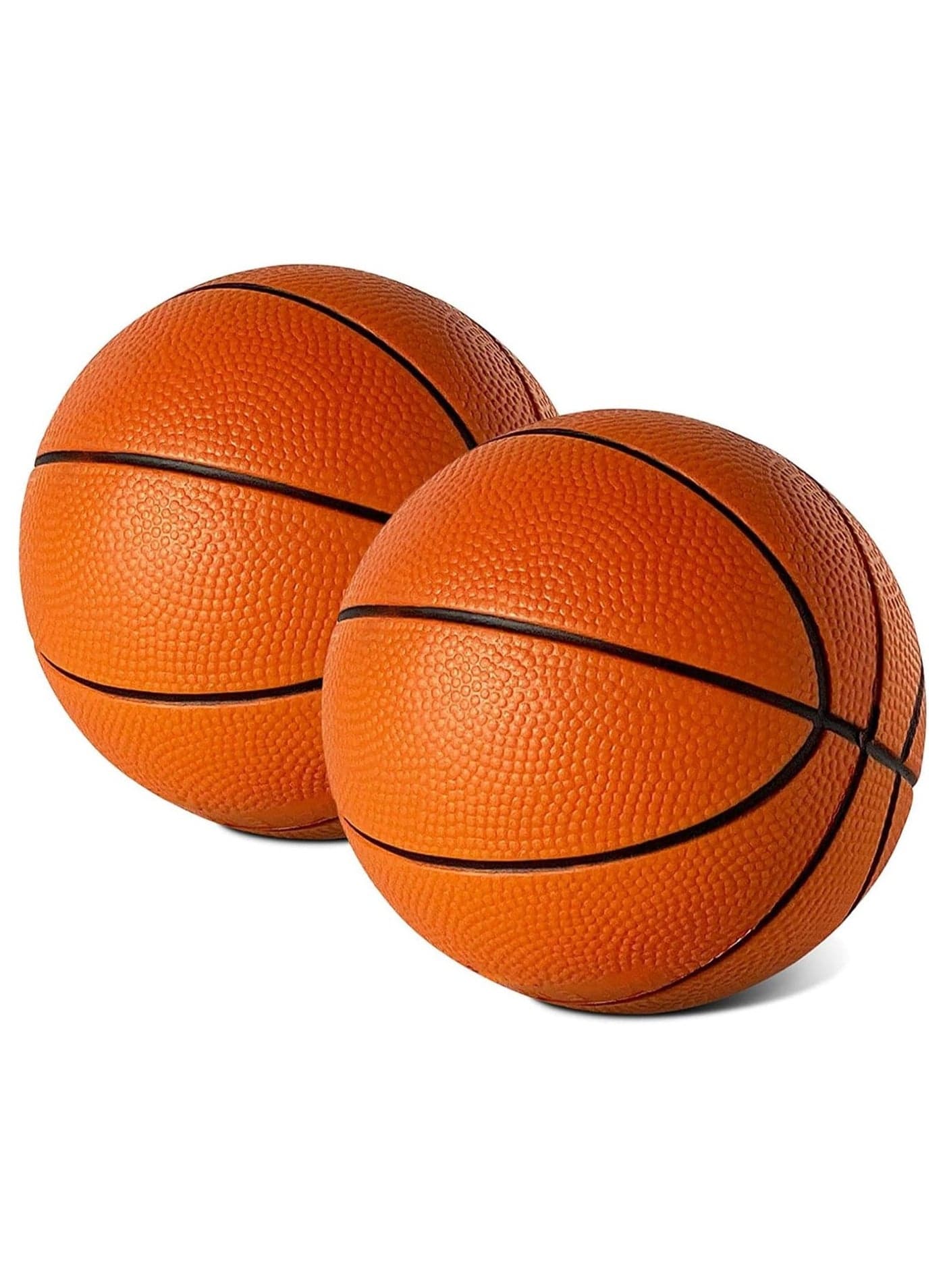 5” Mini Basketball for Pro Mini Basketball Hoop, 2 Pack | Safe & Quiet Small Basketball for Over The Door Mini Hoop Basketball Sets