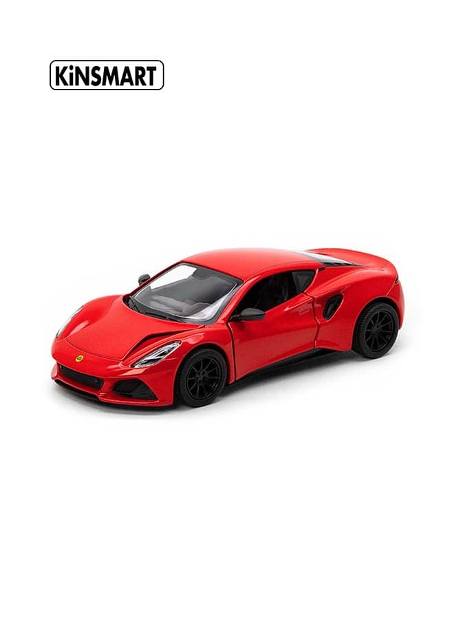 Kinsmart 1:34 Lotus Emira Die-Cast Model Car – Pull Back Toy for Kids & Collectors