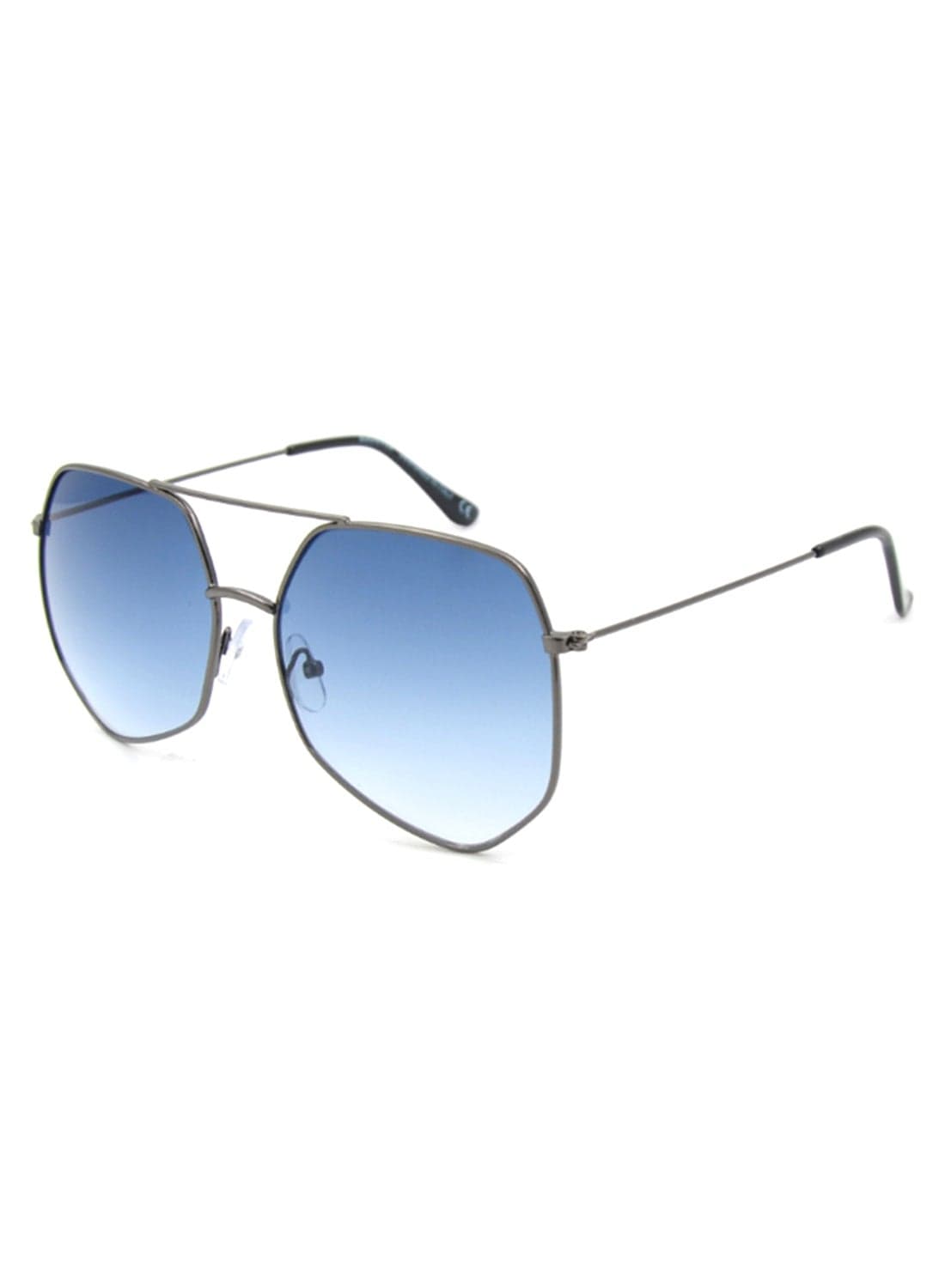 Men's UV Protection Sunglasses EE7M602-4 - Gun/Black