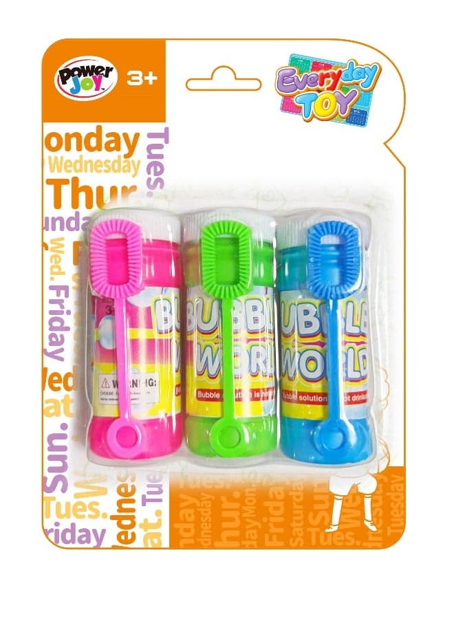 Power Joy Everyday Toy Bubble 3 Pieces
