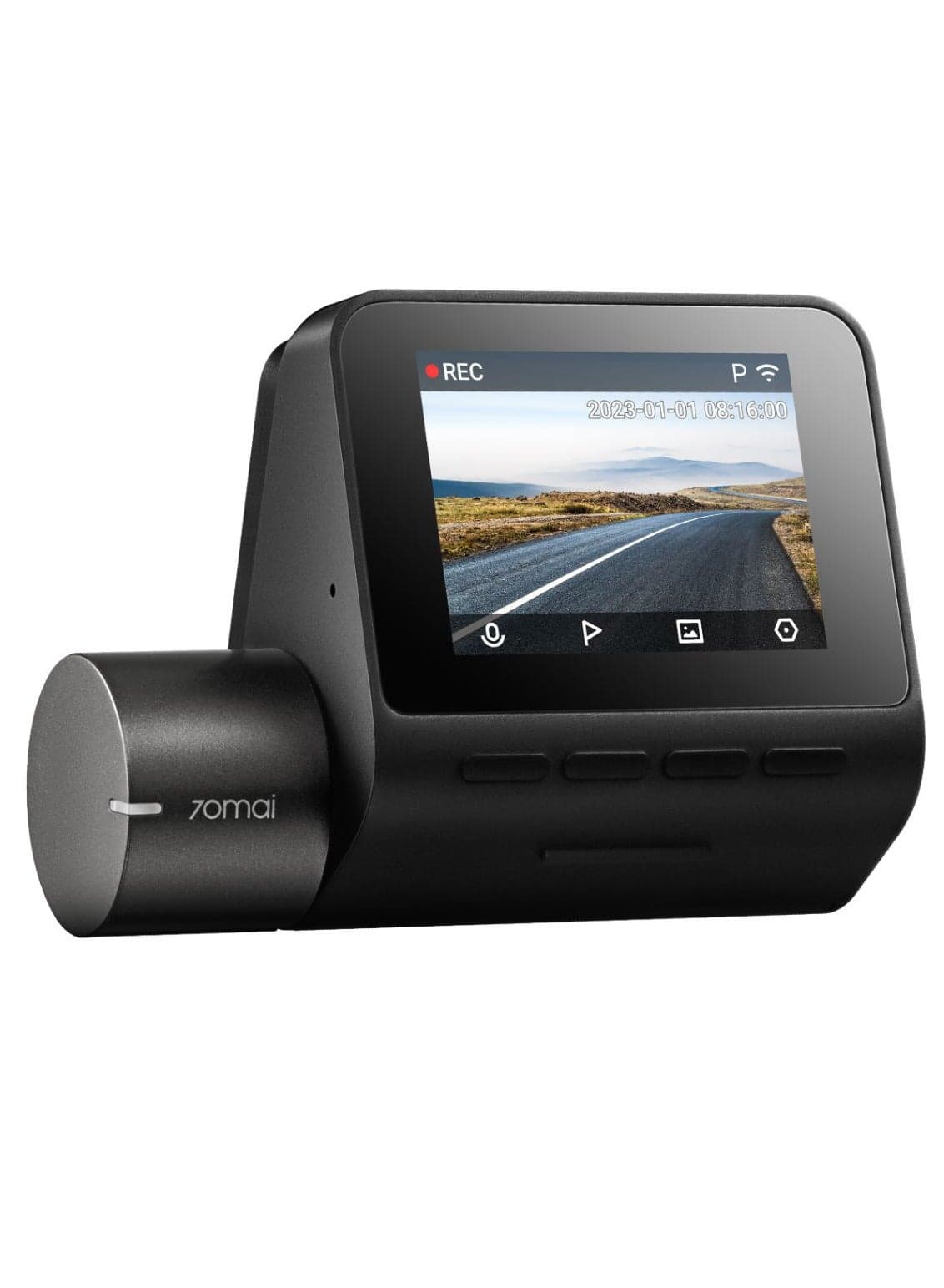 Midrive A200 Dashcam,HDR 1080P 60 FPS IPS 2.0 Inch,130 FOV,Night Owl Vision,G-Sensor,WiFi-Black