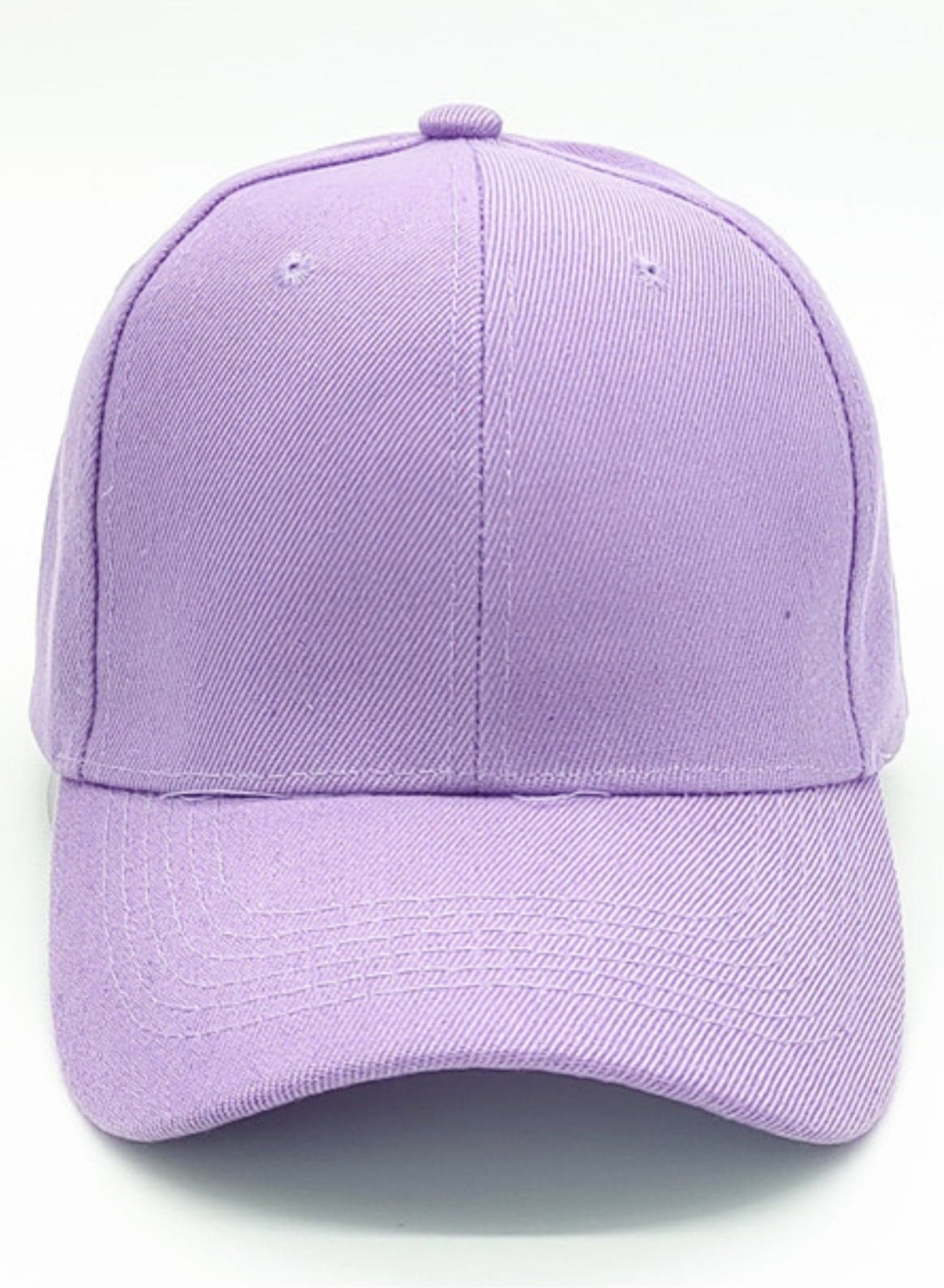 Classic Lavender Polyester Baseball Cap - Adjustable Unisex Dad Hat for Running, Workouts, and Outdoor Activities
