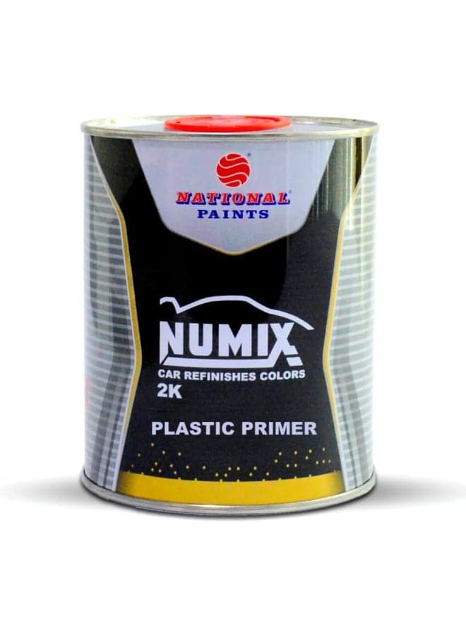 Numix Plastic Primer - 1 Liter For Bumpers Specially Designed for Automotive Plastic Parts by National Paints