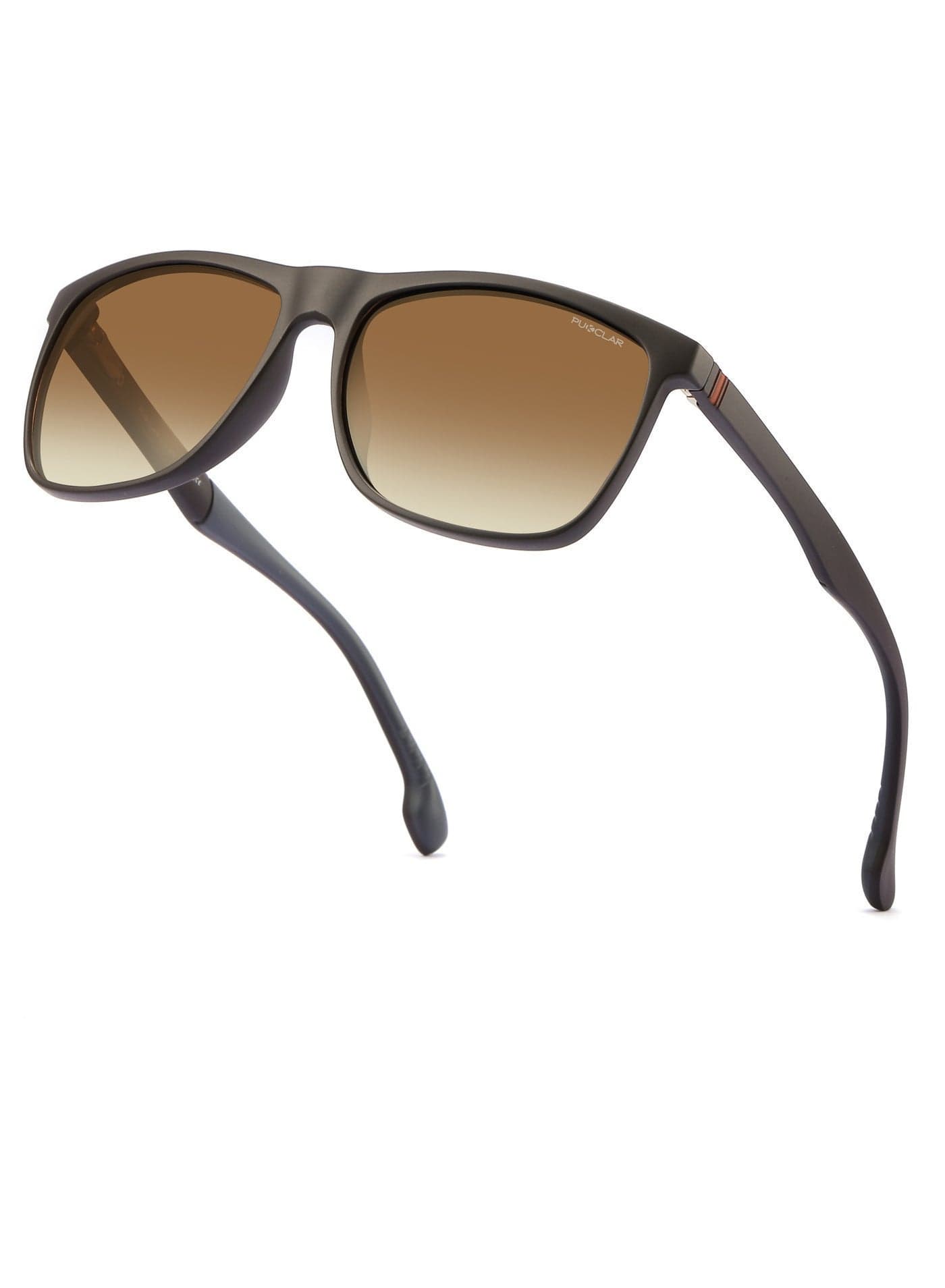 PUKCLAR Sunglasses for Men Polarized - Lightweight TR90 Frame - UV400 Protection - Spring Hinges for Driving and Outdoor Sports