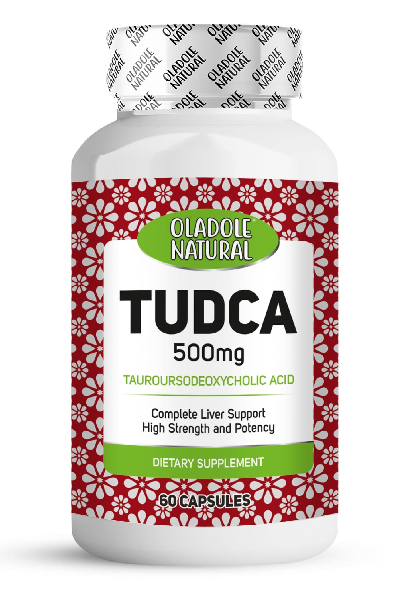 TUDCA (500mg) - 60 Capsules , Tauroursodeoxycholic Acid for Enhanced Bile Production