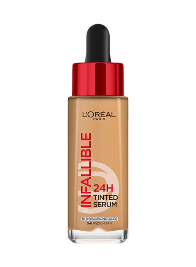 24H Infallible Tinted Serum Shade Medium Tan 5-6