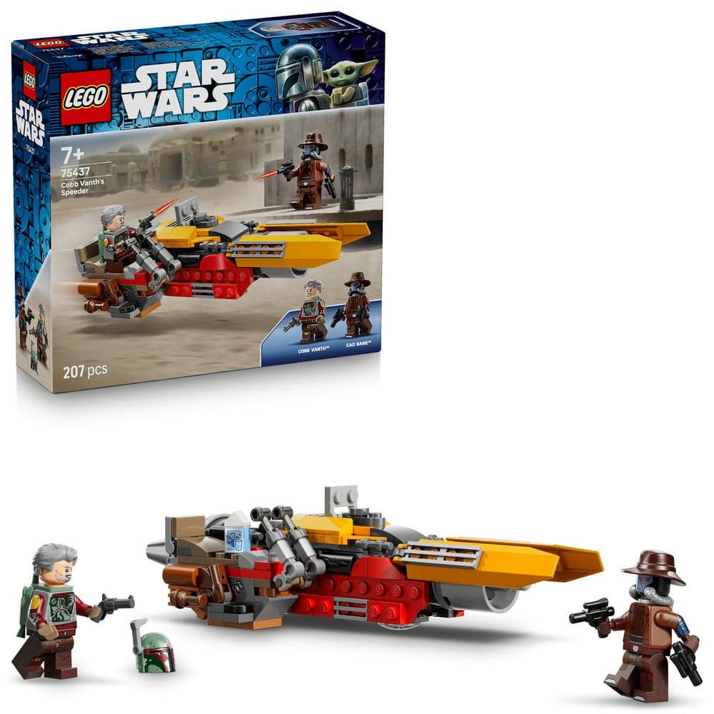 Star Wars Cobb Vanth’s Speeder Toy for Kids 75437 (Age 7+, 207 Pieces)