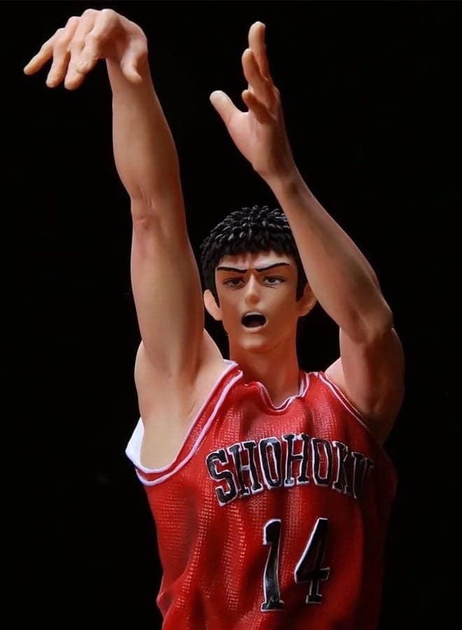 Slam Dunk Mitsui Hisashi No.14 Super-Sized Anime Figure Model Peripheral Ornament - Ultimate Birthday Gift,36.5 cm