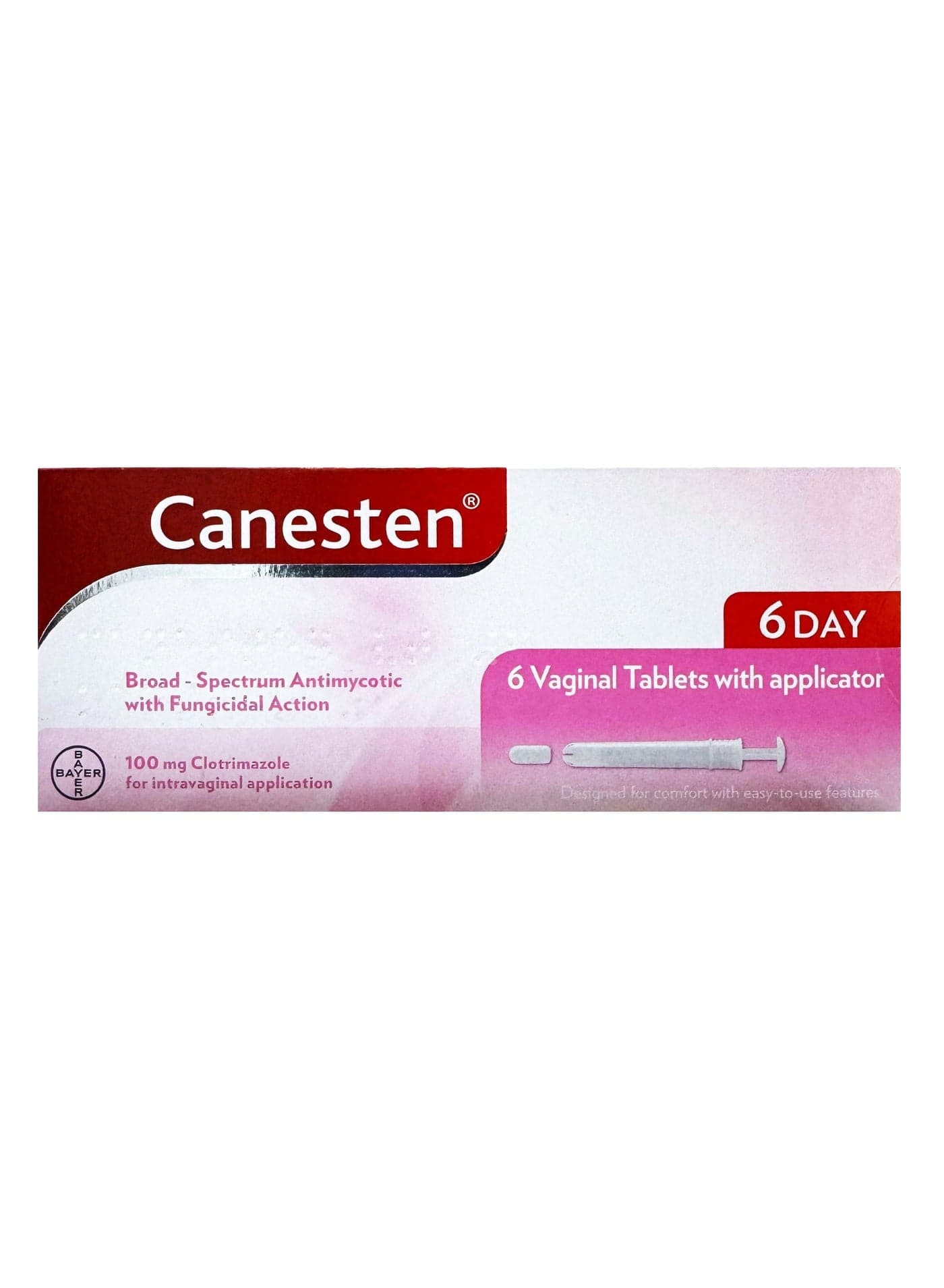 6 Tablets With Applicator, 100Mg Clotrimazole