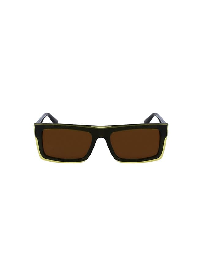 Unisex UV Protection Rectangular Sunglasses - CKJ23657S-745-5518 - Lens Size: 55 Mm