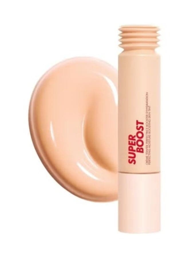 MAKE UP FOR EVER Super Boost Lightweight Moisturizing Skin Tint 30ml – Shade 01 for Very Fair to Light Skin with Neutral Undertones, Infused with Hyaluronic & Polyglutamic Acids