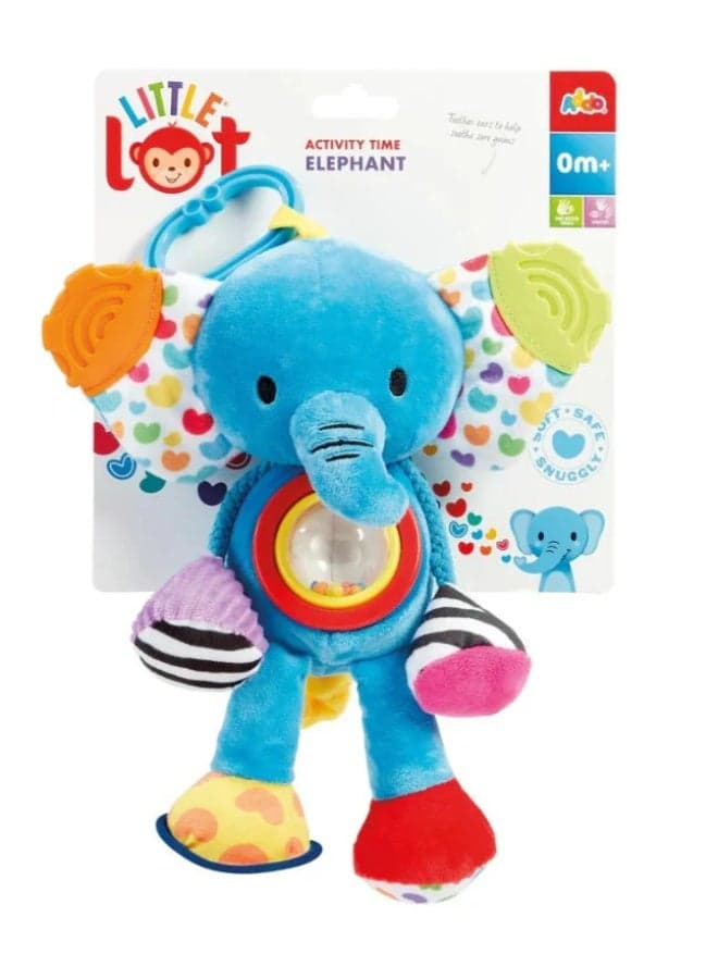 Little Lot Soft Toy Activity Time Elephant