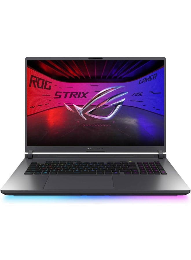 ROG Strix G18 Gaming Laptop With 18-Inch WQXGA Display, Core Ultra 9 275HX Processor/64GB RAM/2TB SSD/GeForce RTX 5080 Graphics/Windows 11 Pro English/Arabic Eclipse Grey English/Arabic Eclipse Grey
