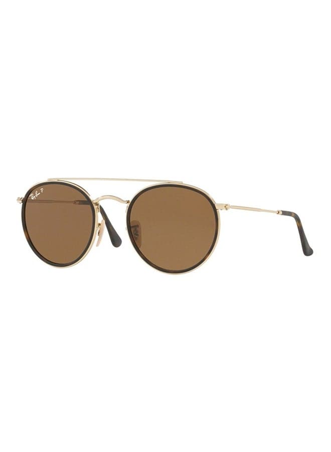 UV Protection Round Sunglasses - RB3647N - Lens Size: 51 mm - Gold