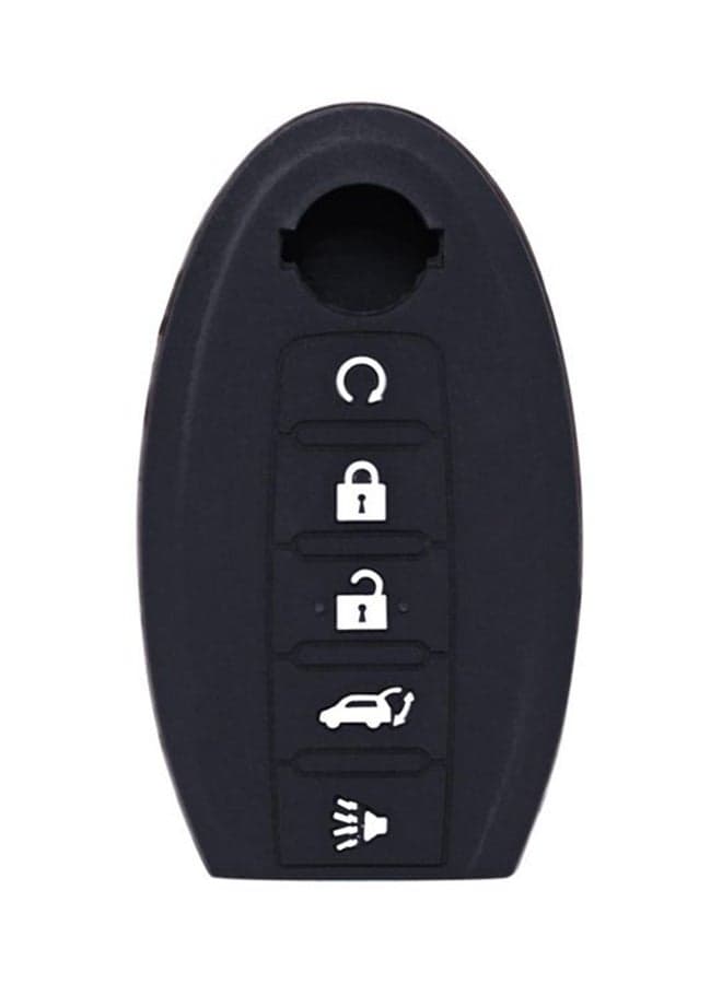 5-Buttoned Silicon Car Key Cover For Nissan