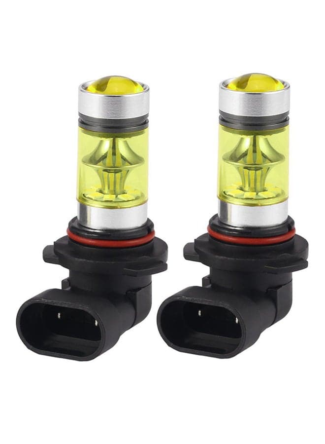2-Pieces 9006 HB4 LED Driving Light Bulbs Car Front Fog Lamps