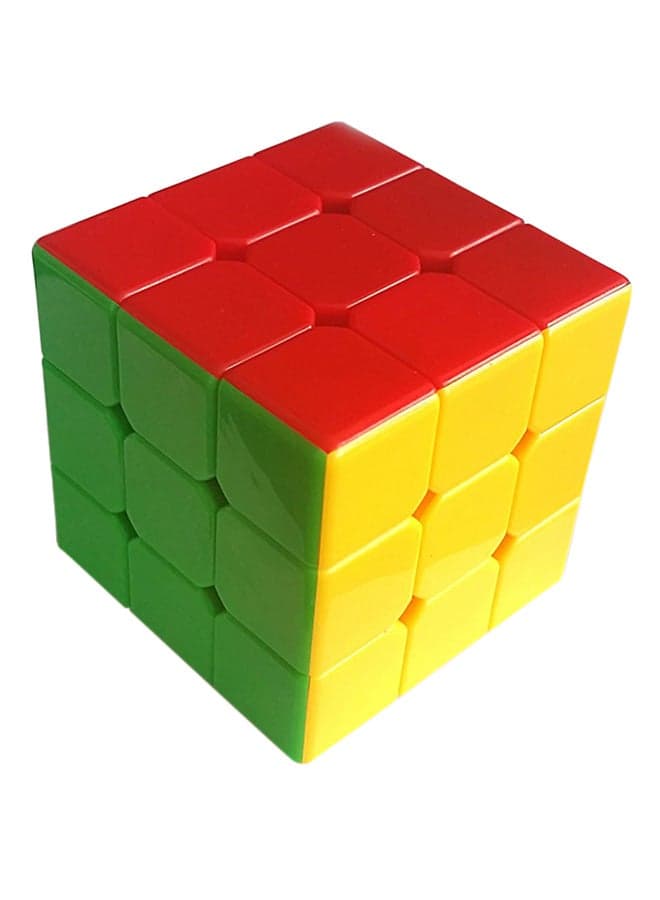 3x3 Stickerless Rubik's Cube 6 x 6 x 6cm