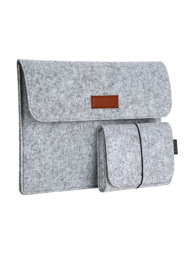 Laptop Felt Sleeve Light Grey