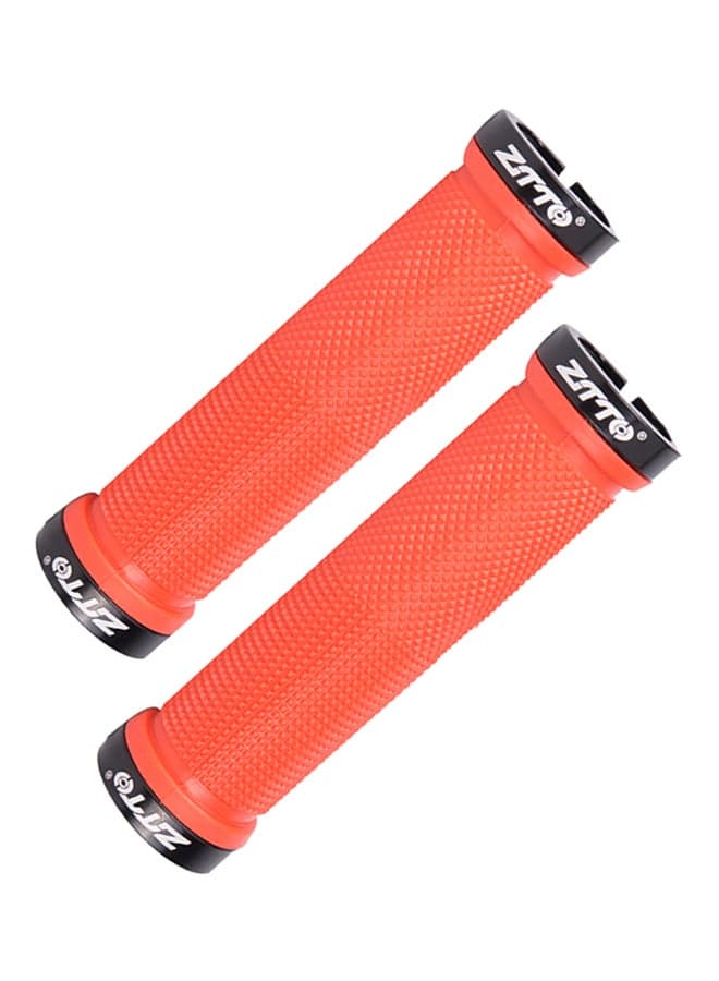 1 Pair Cycling Rubber Handle Grips Anti-Slip Mtb Bike Bicycle Handlebar Grips