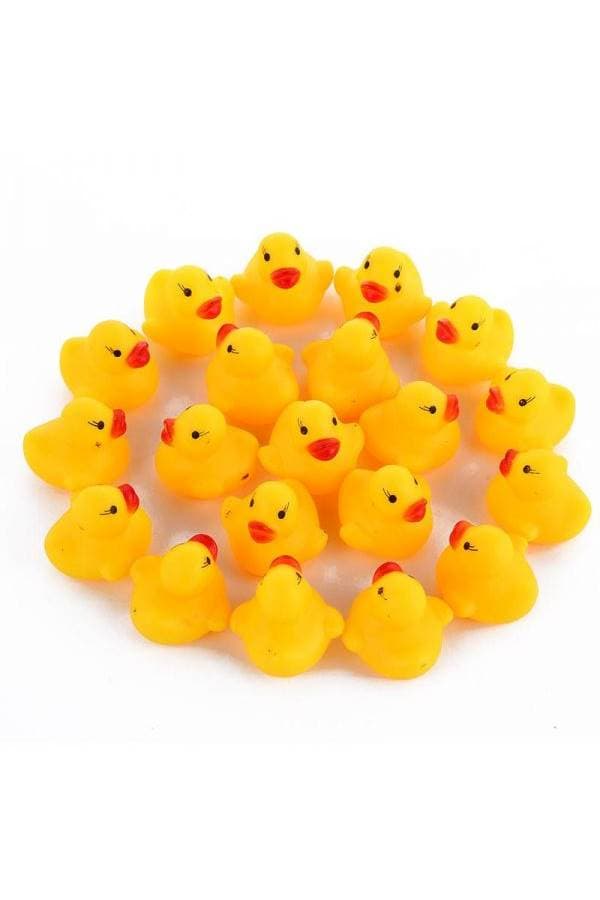 20-Piece Soft Floating Swimming Duck Water Toys