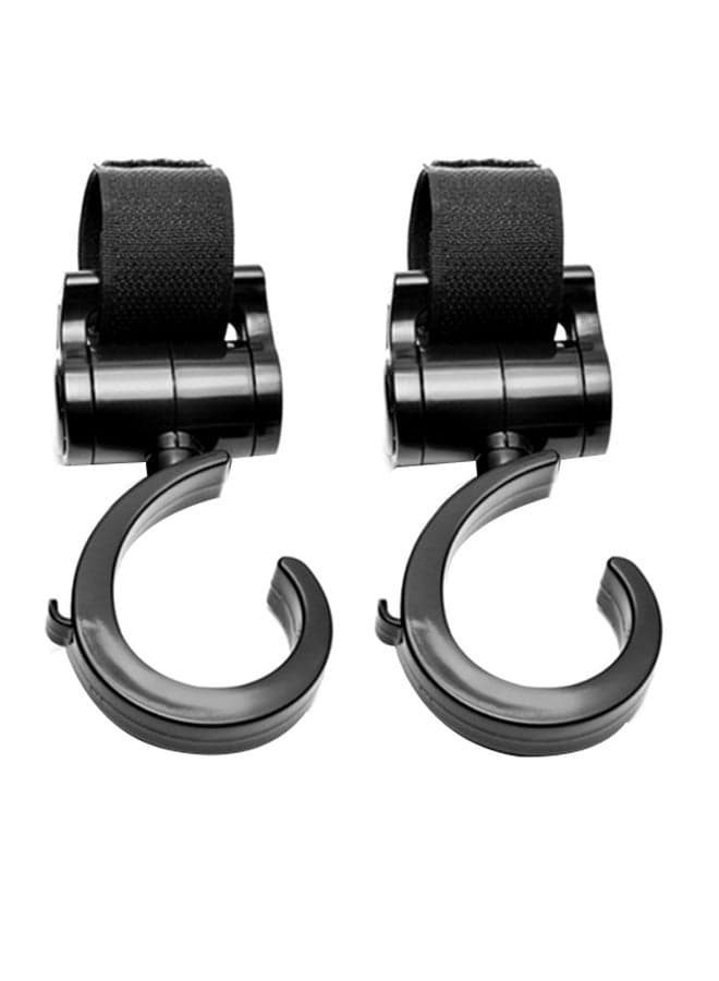 2-Piece Plastic Pushchair Stroller Buggy Hanger Set