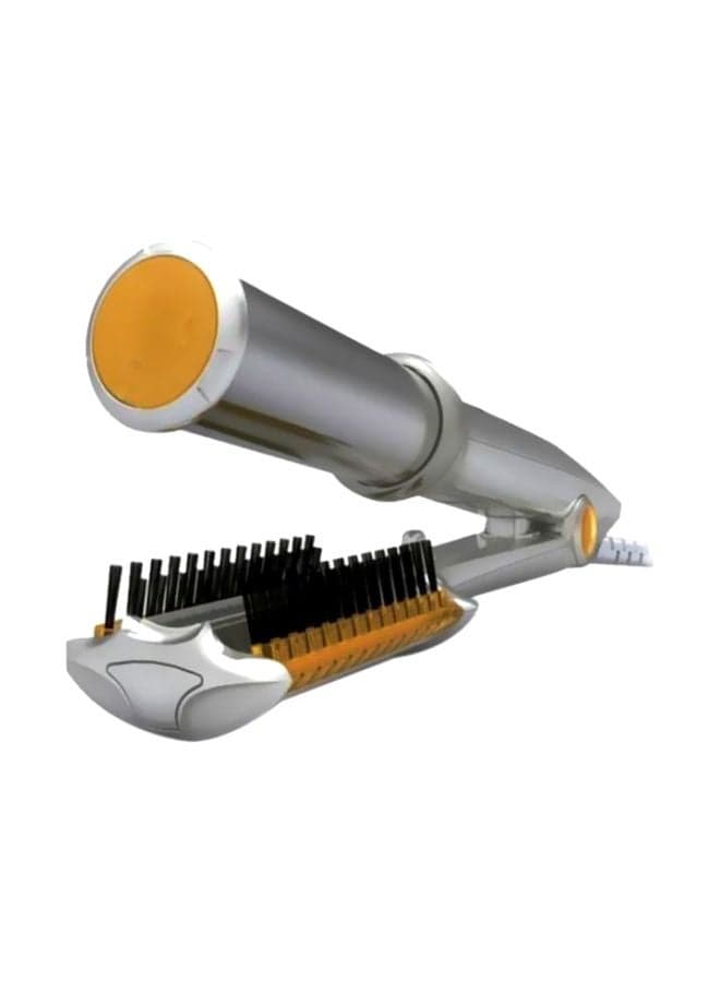 Hair Straightener And Curler Silver