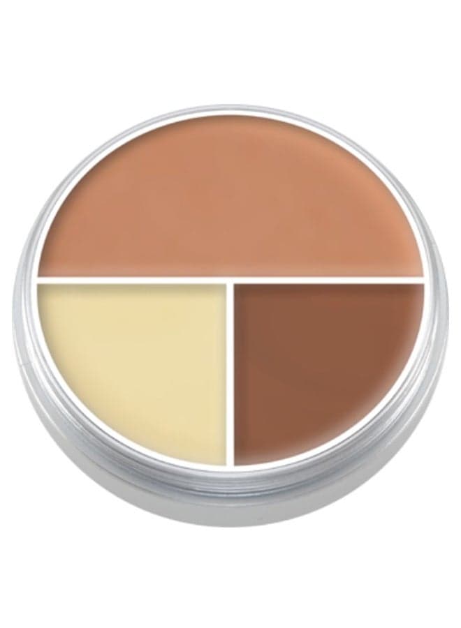 Trio 3-Colour Ultra-Foundation Cream D Multicolour