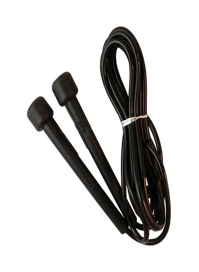 2.7m Plastic Skipping Fitness Gym Boxing Jumping Speed Sports Crossfit Rope Black