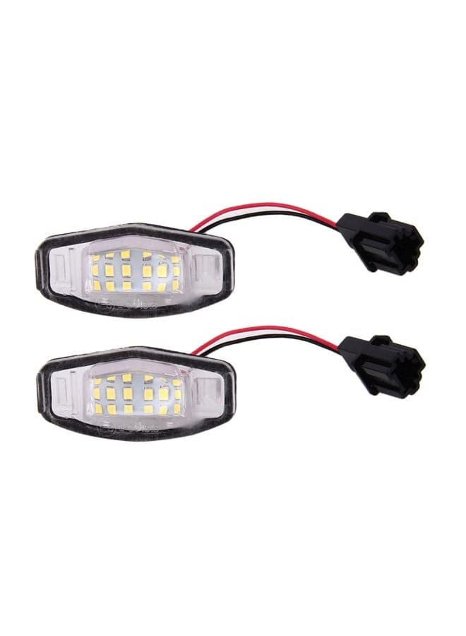 2-Piece License Plate Light For Honda Civic VII4