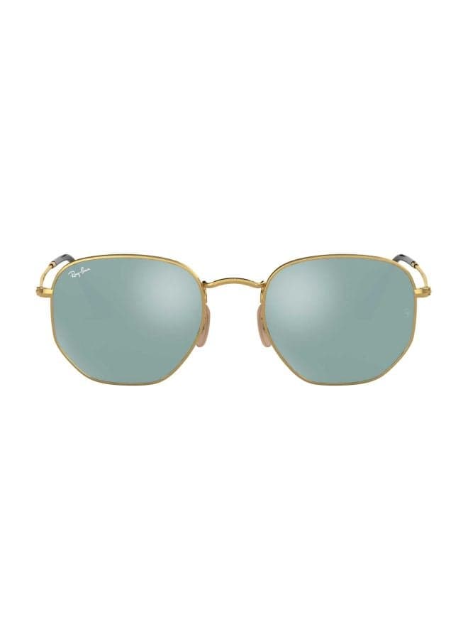 Full Rim Hexagon Sunglasses - 3548N-001 - Lens Size: 51 mm - Gold
