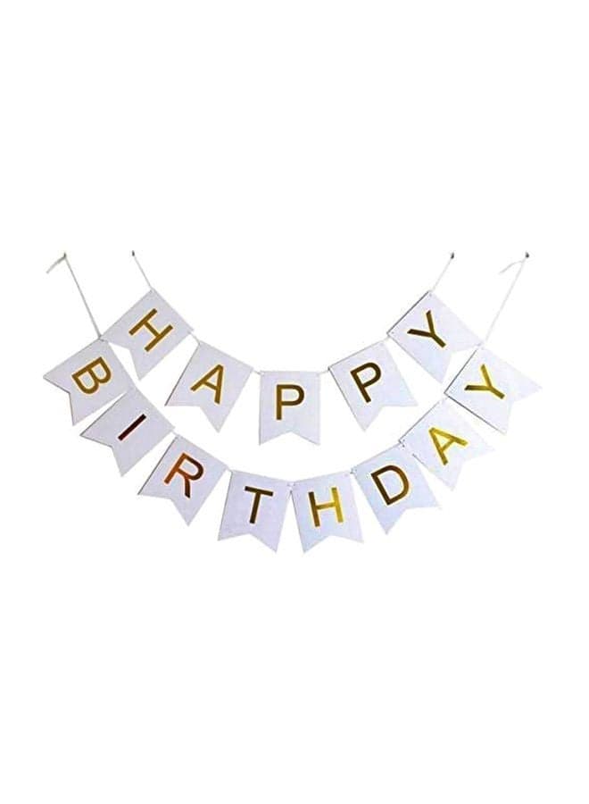 13-Flag Happy Birthday Banner 2701