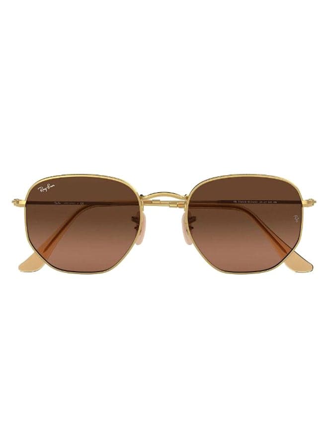 UV Protection Hexagon Sunglasses - RB3548N 912443 - Lens Size: 51 mm - Gold