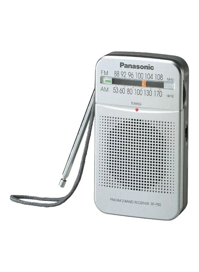 AM/FM Pocket Radio RF-P50 White/Silver