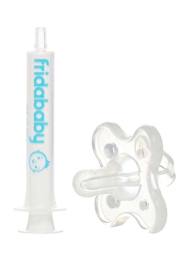 MediFrida Accu Dose Pacifier 0 Months +, Baby Medicine Syringe & Accu-Dose Pacifier, Baby Medicine Dispenser For Mess & Fuss Free Use