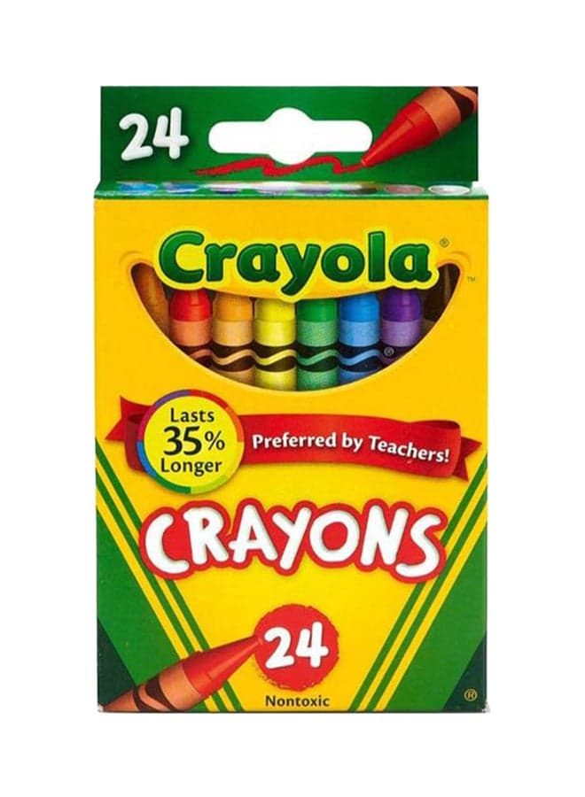 24-Piece Peggable Crayons