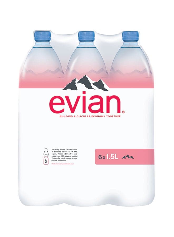 Natural Mineral Water 1.5Liters Pack of 6