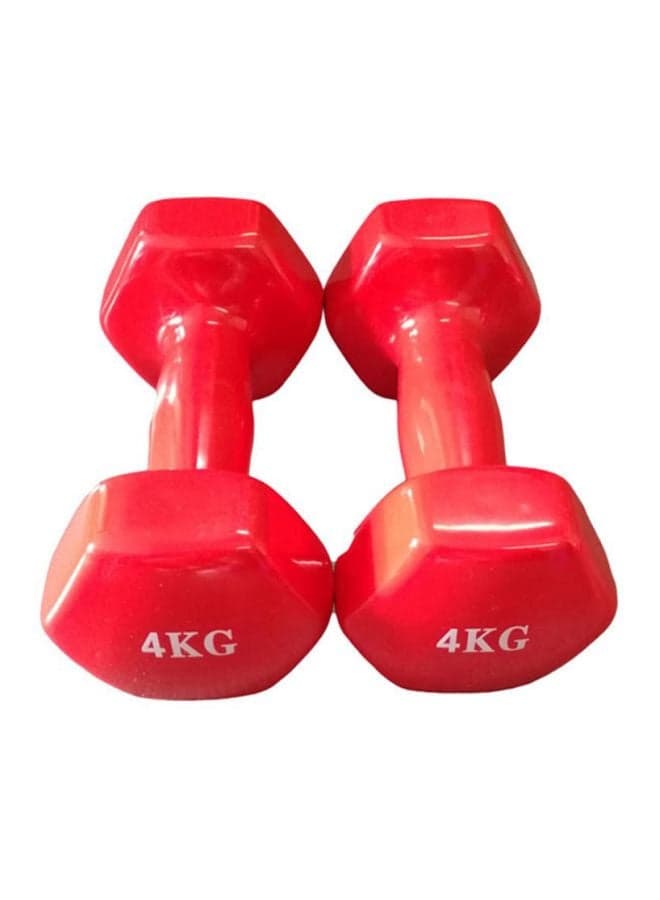 Pack Of 2 Dumbells 2 x 4kg