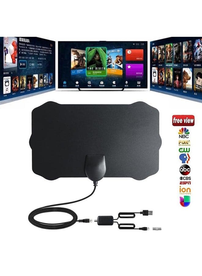 120 Miles Antena Digital HDTV Indoor HD TV Antenna with Amplifier Signal Booster TV Radius Surf Fox Antena HD TV Antennas Aerial