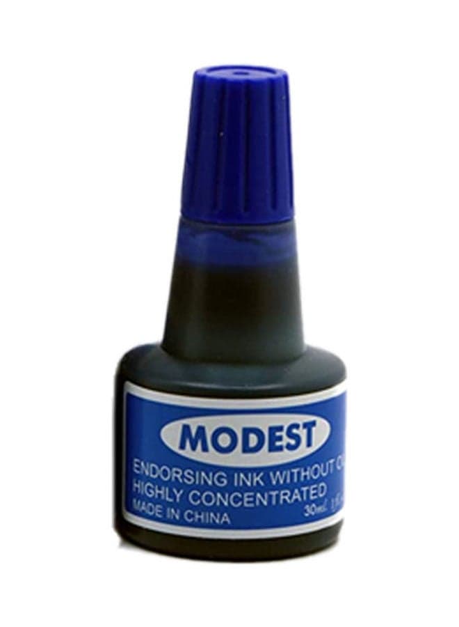 Stamp Pad Ink Blue