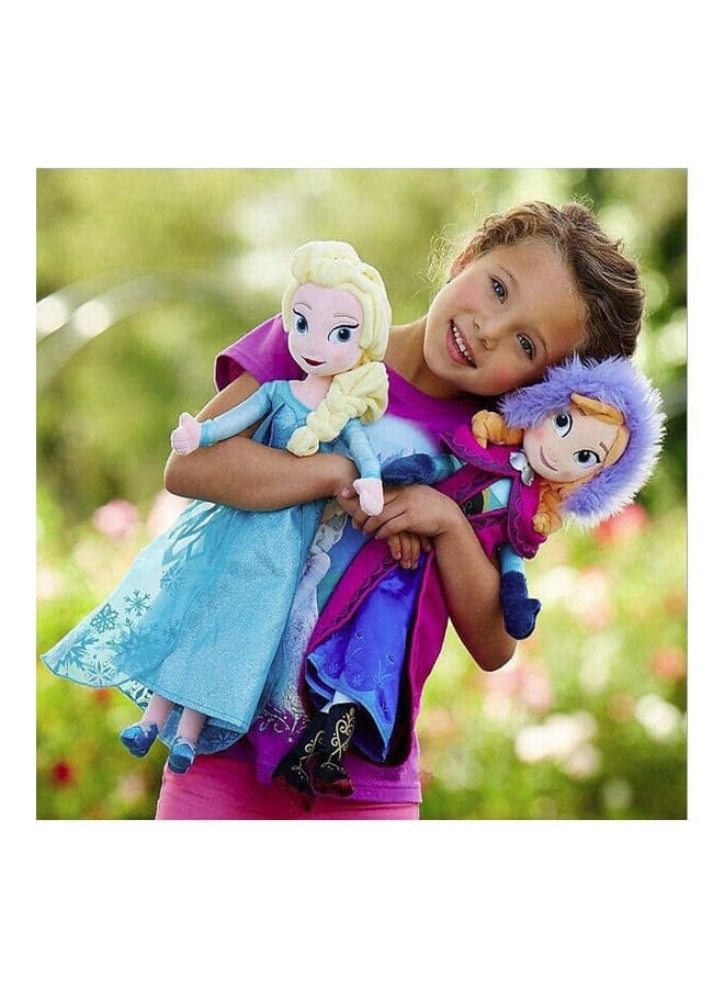 2-Piece Elsa Anna Princess Doll Stuffed Soft Plush Toy Set 40cm