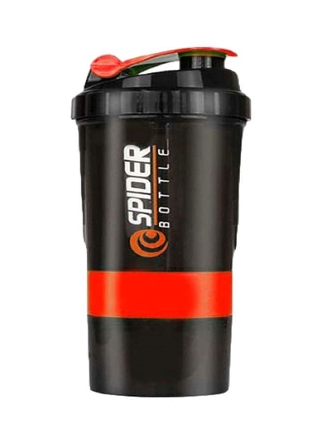 Protein Shaker Bottle With Powder Storage Compartment 24.5x9.8x7.5cm